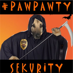 sergeant shawnee shep this is sergeant shawnee. she iz in charge of #pawpawty sekurity team this month